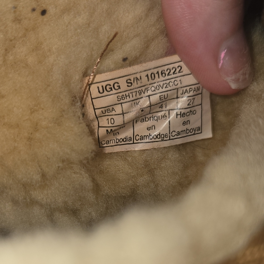 UGG Tan Shearling Suede Boots - Picture 4 of 12